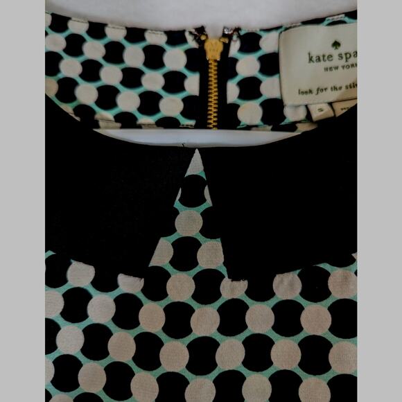 Kate Spade Kassia Shift dress Sz S Silk/Viscose Bust 35" Length 35"Short NWOT - Picture 5 of 10